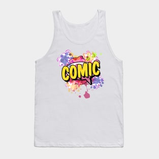 Comic Style Tank Top